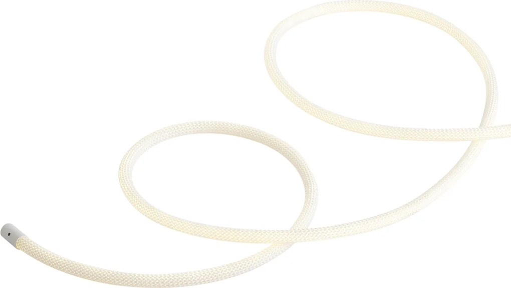 Ghirlandă luminoasă albă cu ștecher 3m incl. LED Dimmable in Kelvin IP44 - Ropy