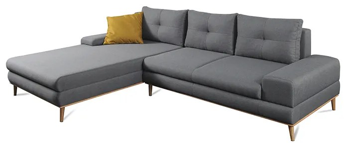 Coltar stanga Culoare Gri / Mustar, PANOS Varianta de colt: Colt Stanga