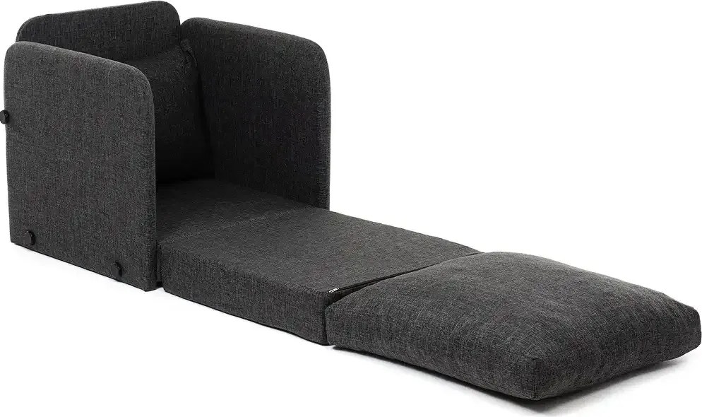 Fotoliu Extensibil Saga, gri, 200 cm x 60 cm