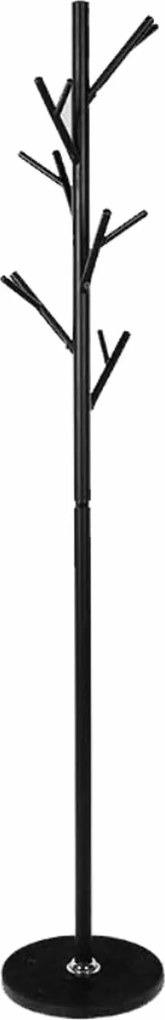 Cuier pom EFRAN, negru, metal, 37x173 cm