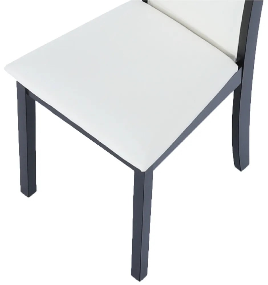 Zondo Set masă scaune pentru sufragerie (1+4) Verni New (wenge + alb). 1015239