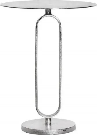 Masuta laterala din aluminiu Elegance 60cm argintiu