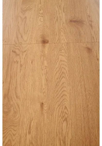 Masă de dining BALNOR, stejar/negru