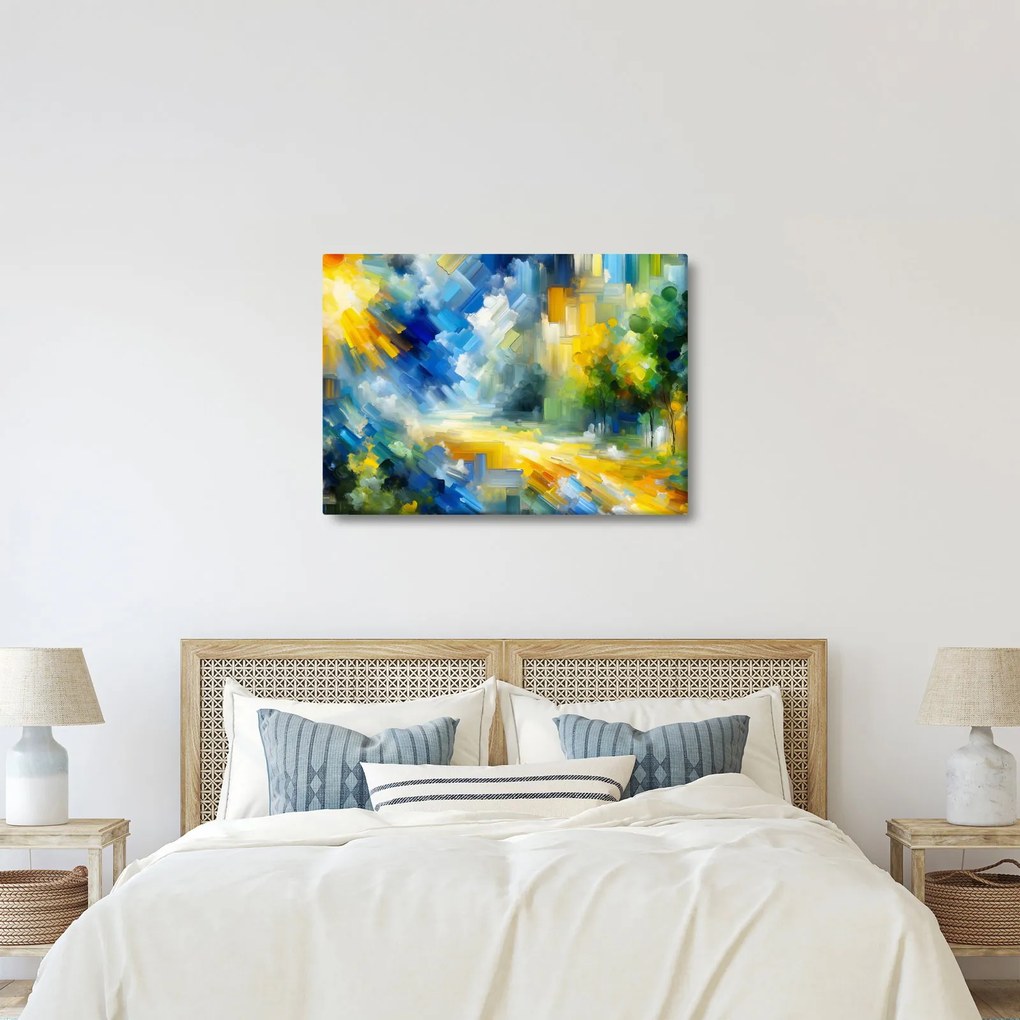 Tablou - Zi însorită abstractă (70x50 cm)