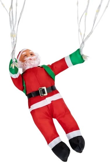 Aigostar - Decorațiune LED de exterior pentru Crăciun, 3xAA, IP44, Moș Crăciun