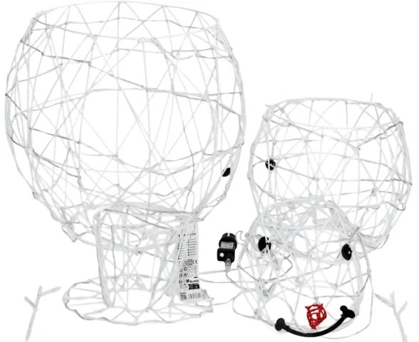 Brilagi- Decorațiune LED de Crăciun pentru exterior LED/3,6W/31/230V 2700K 90cm IP44 om de zăpadă