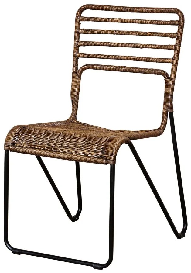 Scaun dining, maro, din rattan, Veracruz
