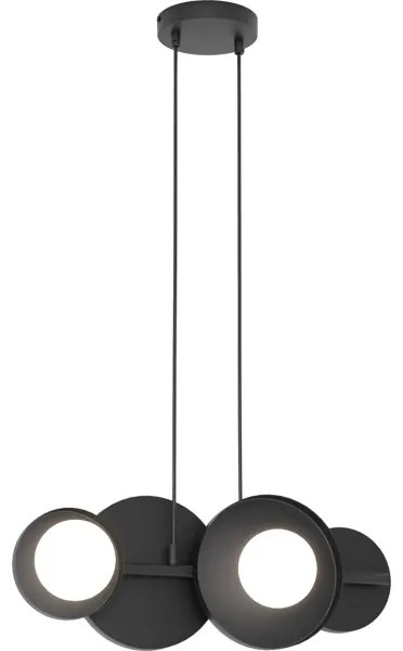 Candelabru suspendat pe cablu MODEL 4xG9/8W/230V, negru