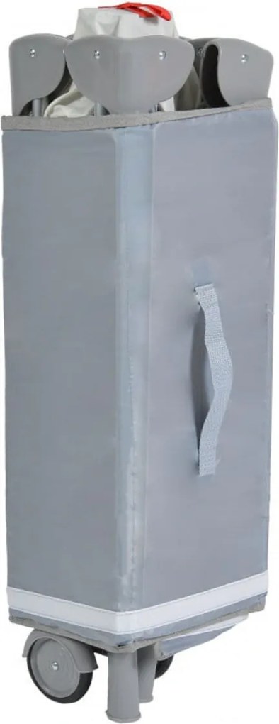 Patut pliant transformabil in tarc copii NOVOKIDS™ Indiana NEST, 62X125 cm, 2 Niveluri, Jucarie Carusel muzical, Fermoar acces lateral, Geanta bebe,