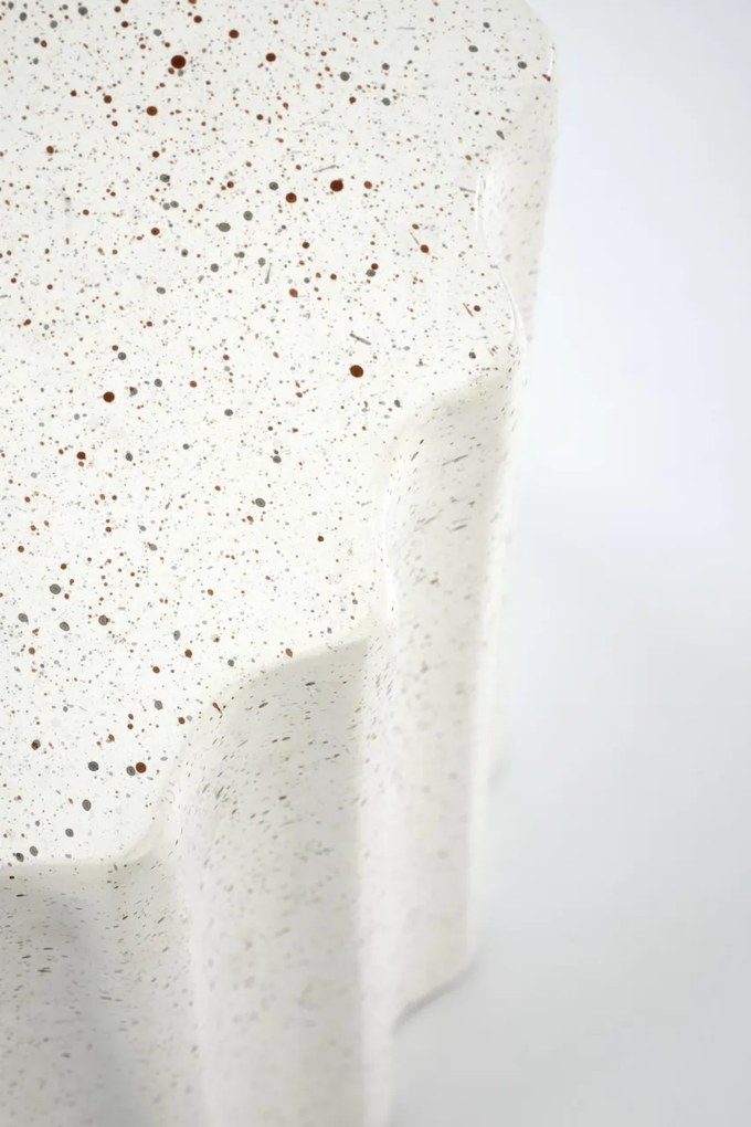Masuta de cafea Fara alba - H46 cm