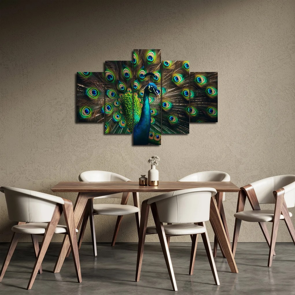 Tablou – Păun (150x105 cm)