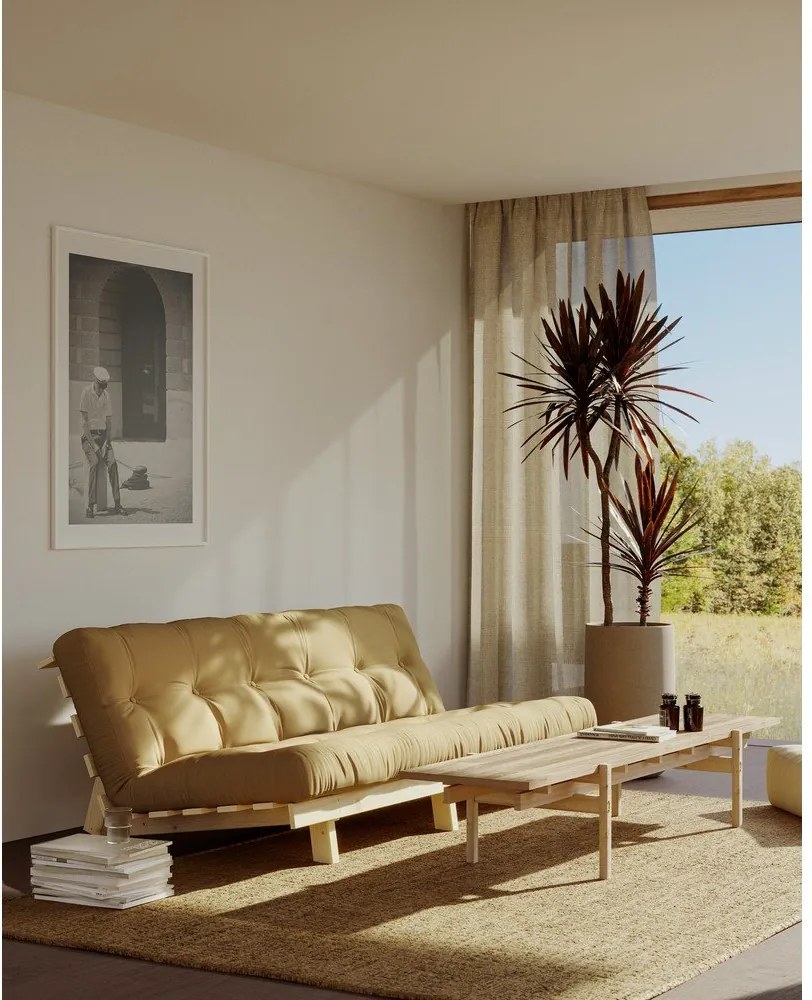 Canapea variabilă Karup Design Lean Raw Beige