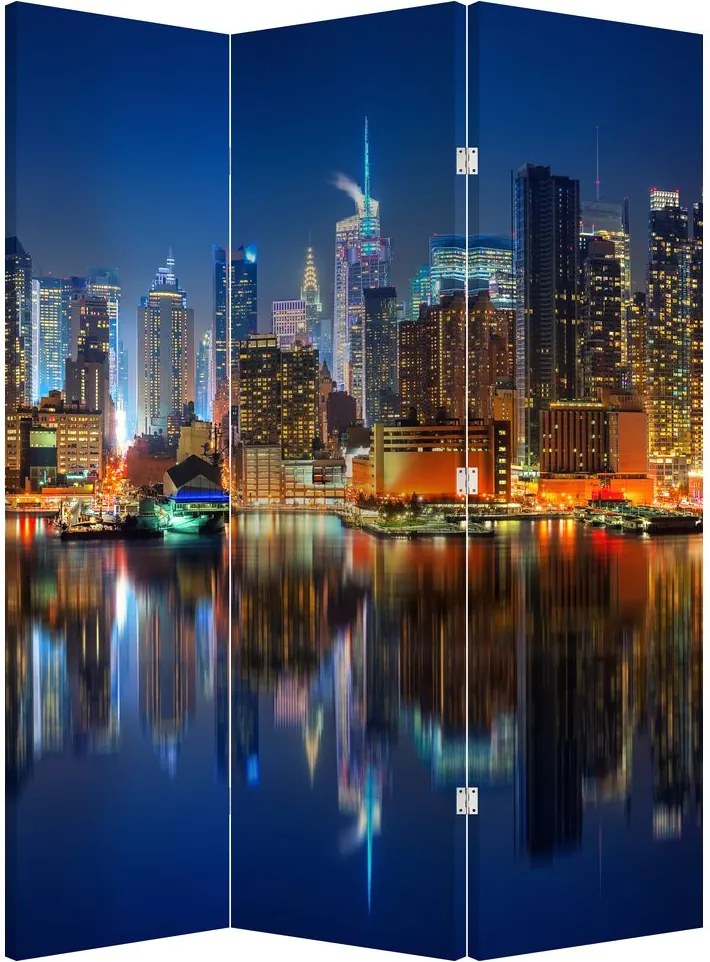 Paravan - Manhattan noaptea (126x170 cm)