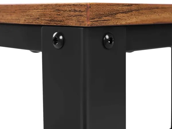 Măsuță de servire MARGE maro/negru