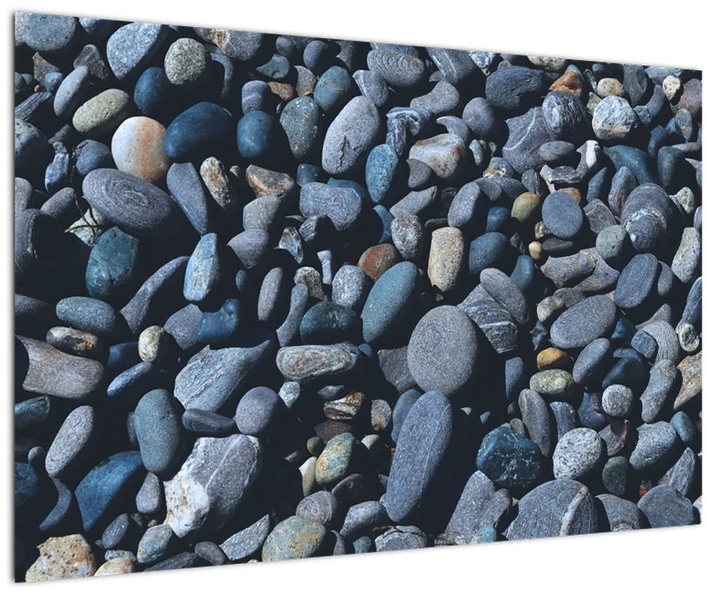 Tabloul cu pietre pe plajă (90x60 cm)