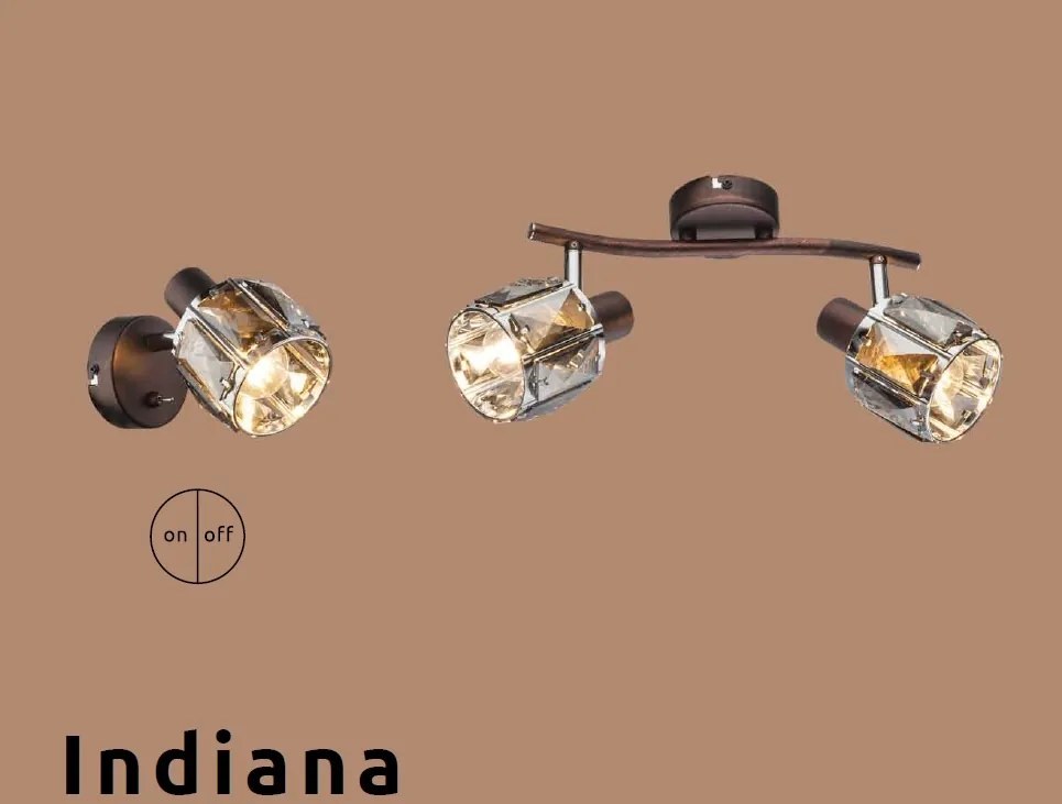 Aplica de perete / tavan stil modern INDIANA 2L 54357-2 GL