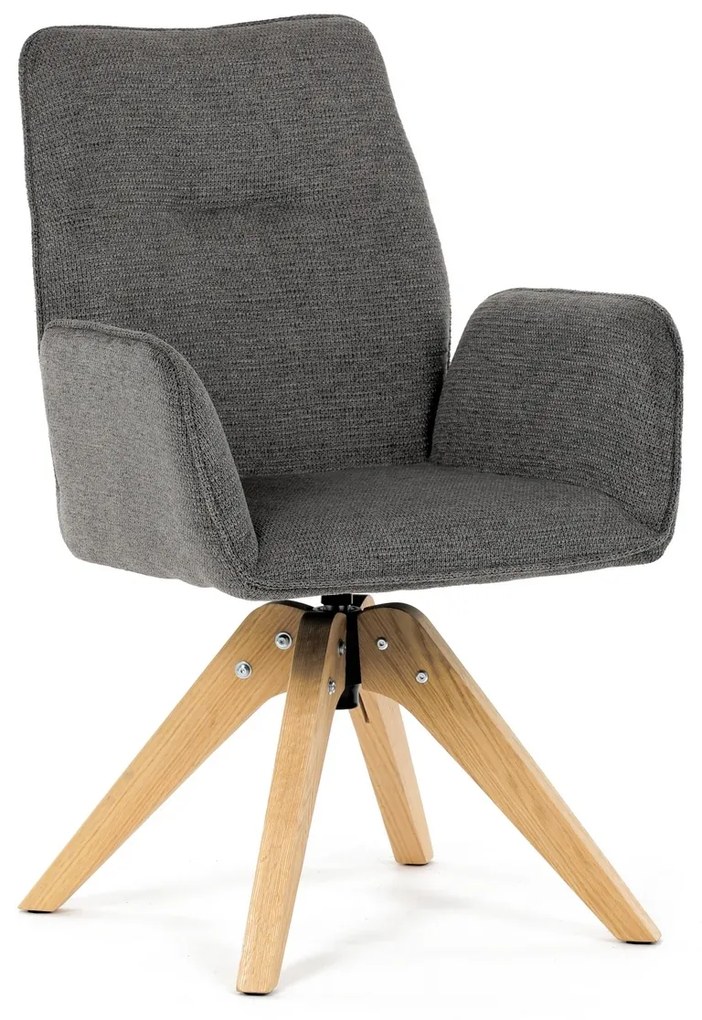 Scaun de sufragerie DCH-C2148 GREY2 cu materialimpermeabil