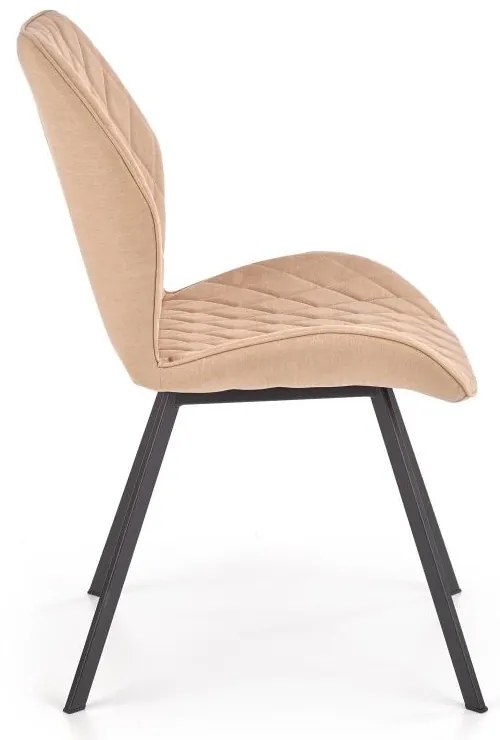 Scaun de bucaterie Debora, bej/negru