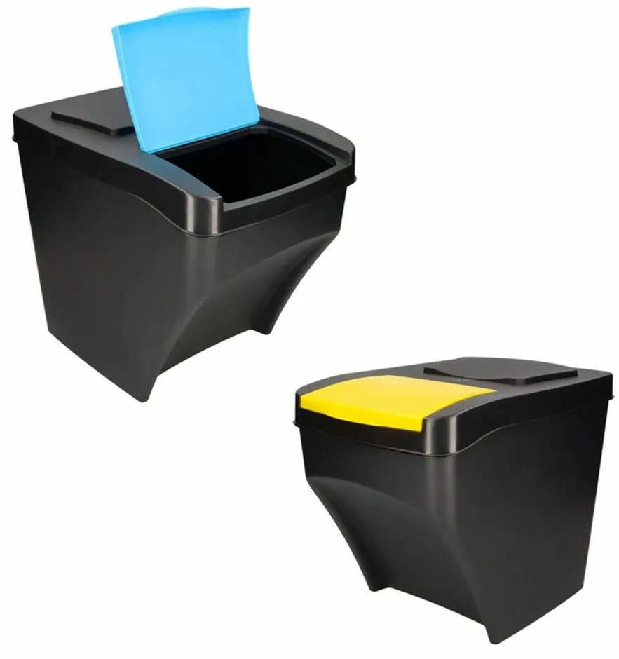 Set coșuri de gunoi sortat Recykle BIN 3x 25 l