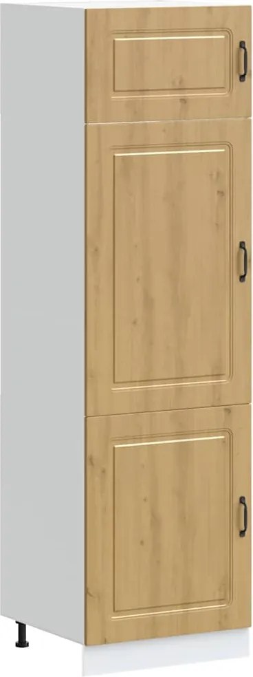 vidaXL Dulap de bucătărie „Kalmar” din lemn de stejar artizanal