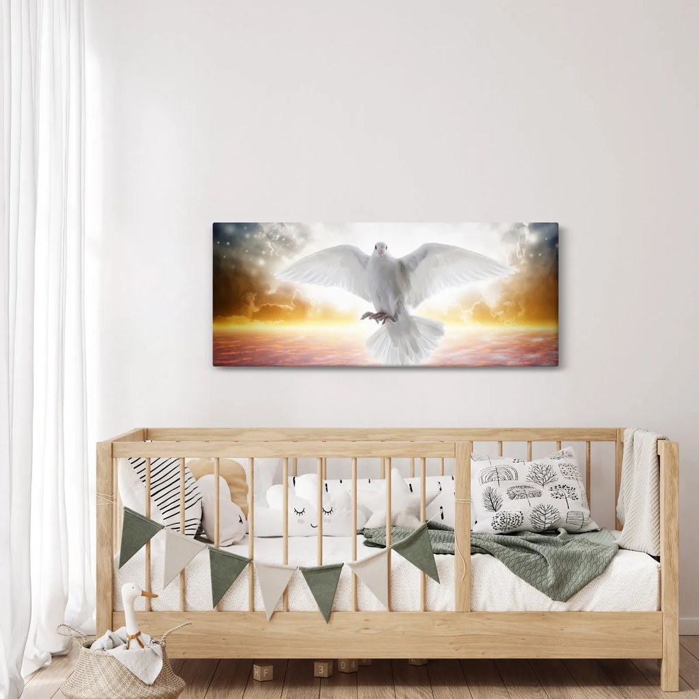 Tablou porumbiță (120x50 cm)