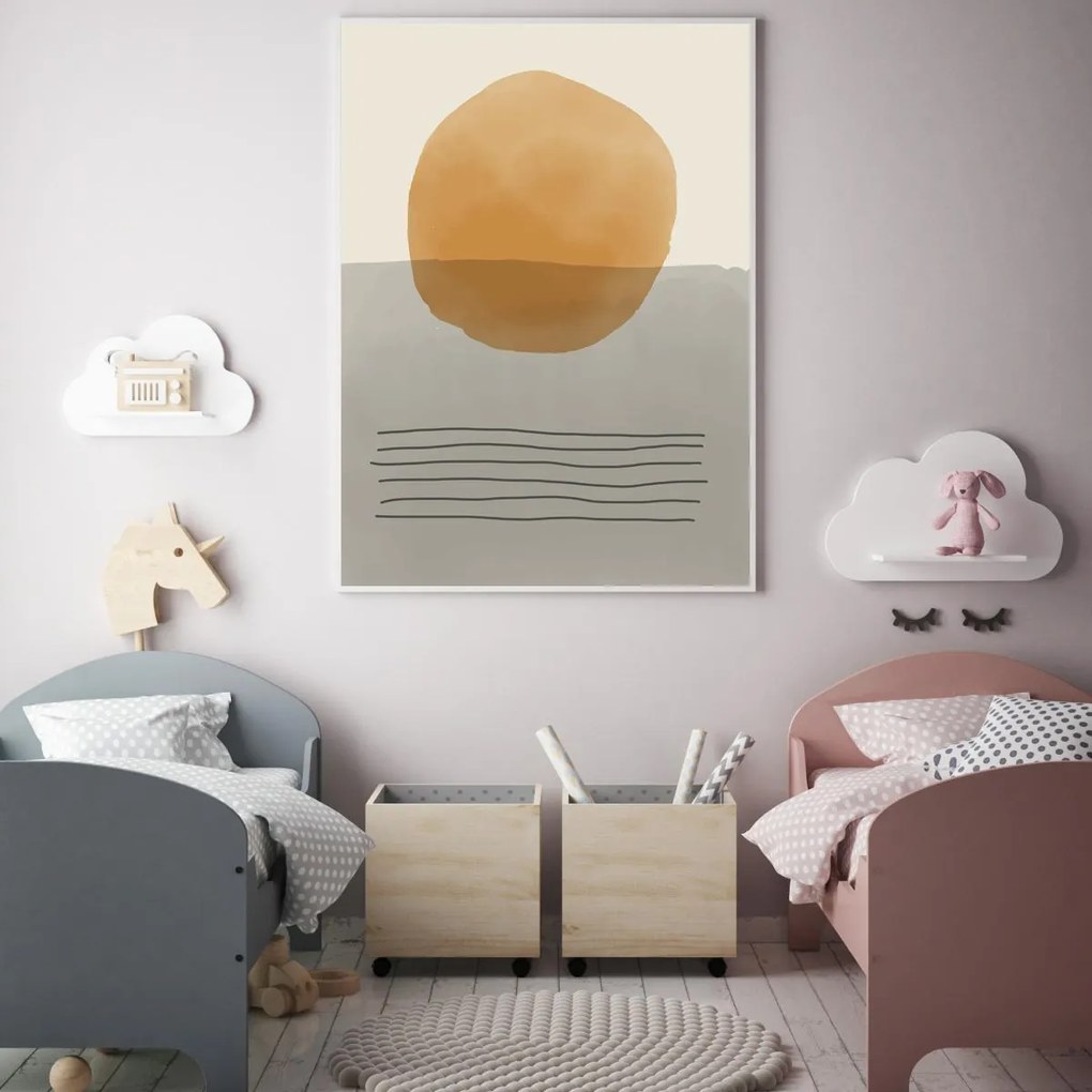 Poster - Abstracție pictată (A4)