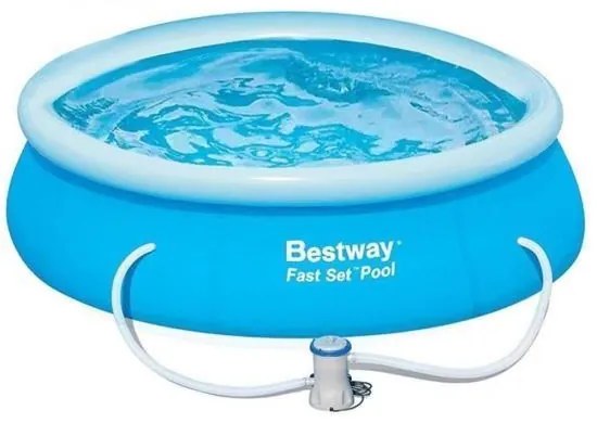 Piscina gonflabila, rotunda, cu filtru, 366x76 cm, Bestway