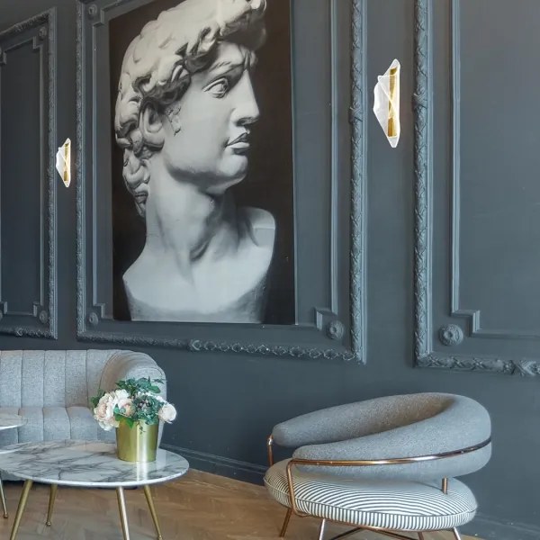 Aplică LED LARGO LED/8W/230V auriu