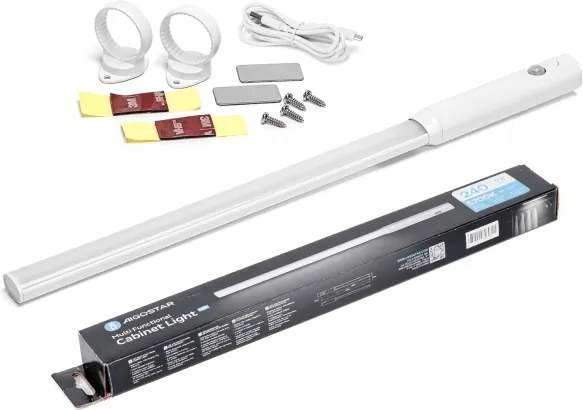 Aigostar - Iluminare LED pentru dulap cu senzor de mișcare LED/5W/5V 1800 mAh 5700K alb