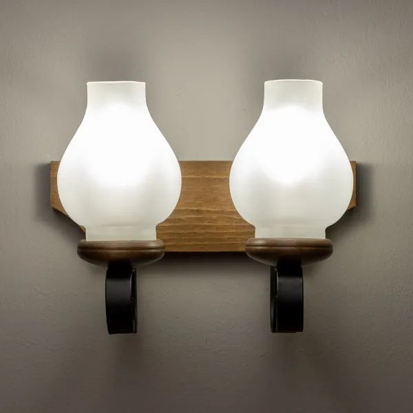 Aplică Brilagi QUEEN 2xE14/40W/230V fag/nuc