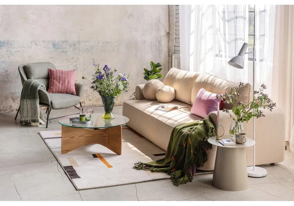 Covor portocaliu/crem 120x180 cm Linea – Universal