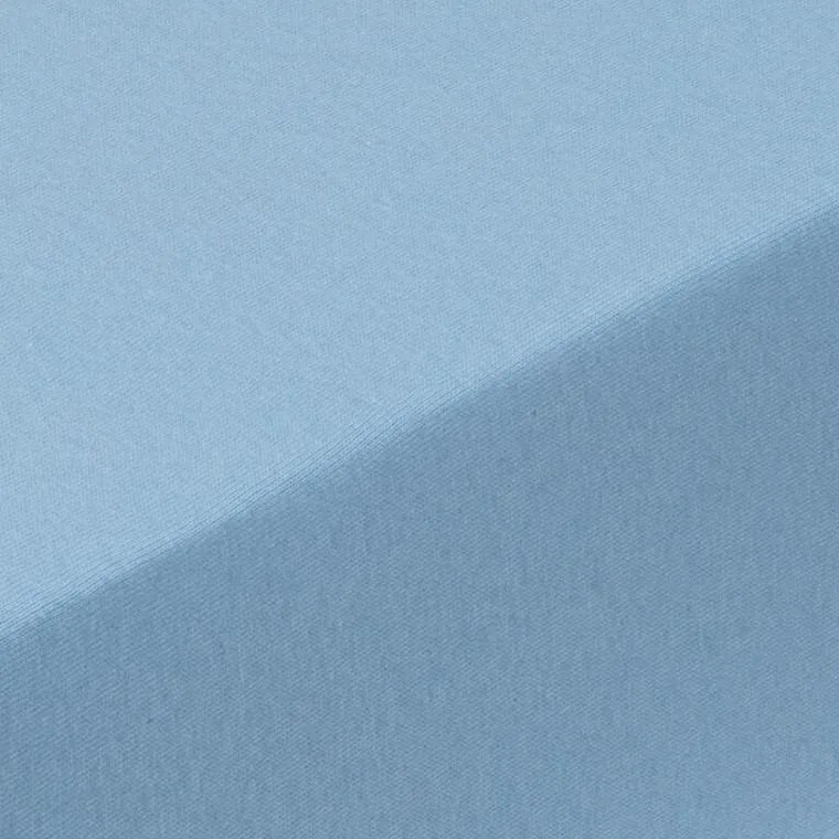 decoDoma Cearşaf cu elastic jersey EXCLUSIVE albastru ceresc 90 x 200 cm