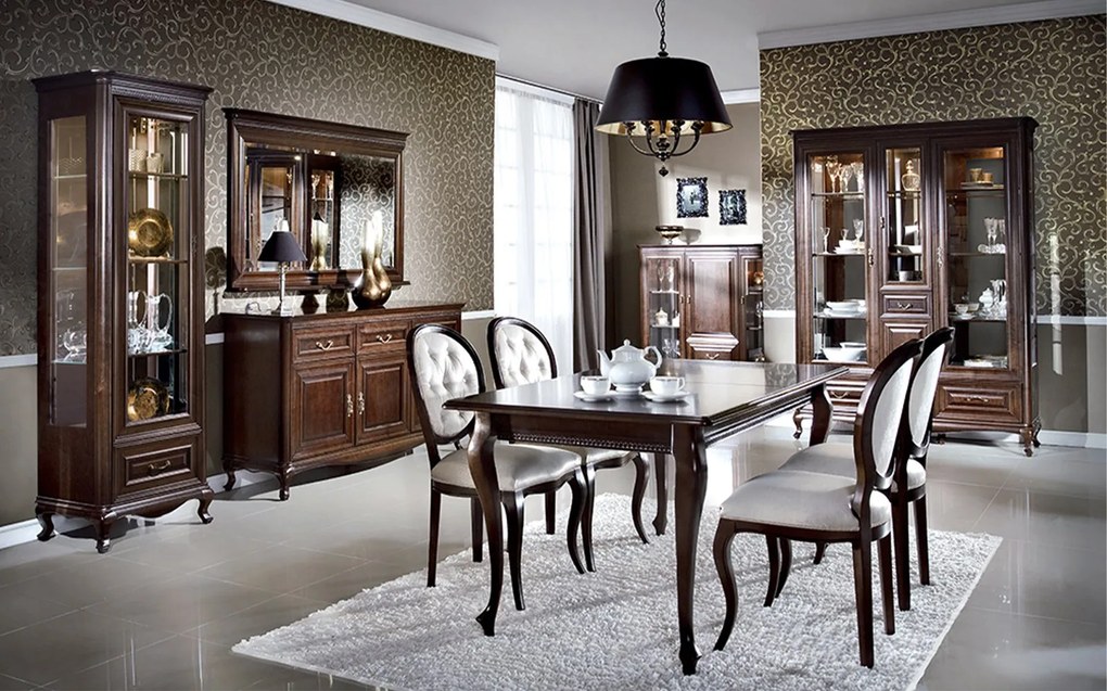 Masă lemn masiv Dining Vanessa Extensibilă 130/330cm