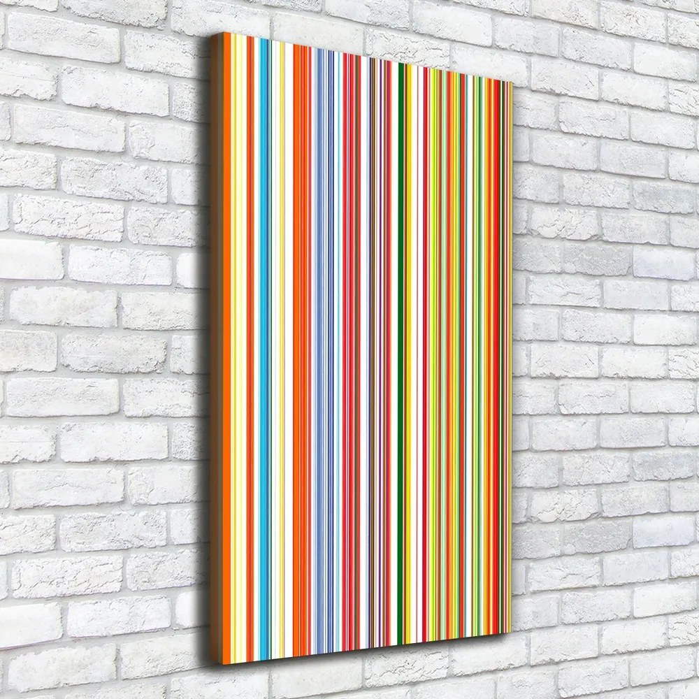 Tablou pe pânză canvas Dungi colorate