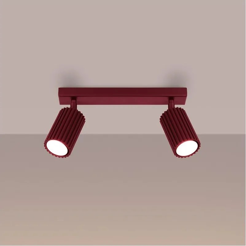 Brilagi - Spot LED CRESTO, 2x GU10, 10W, 230V, bordo