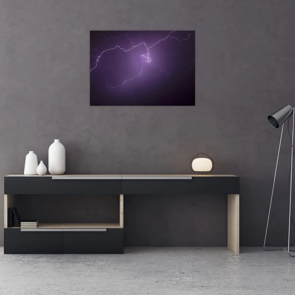 Tabloul cu fulger pe cer (70x50 cm)
