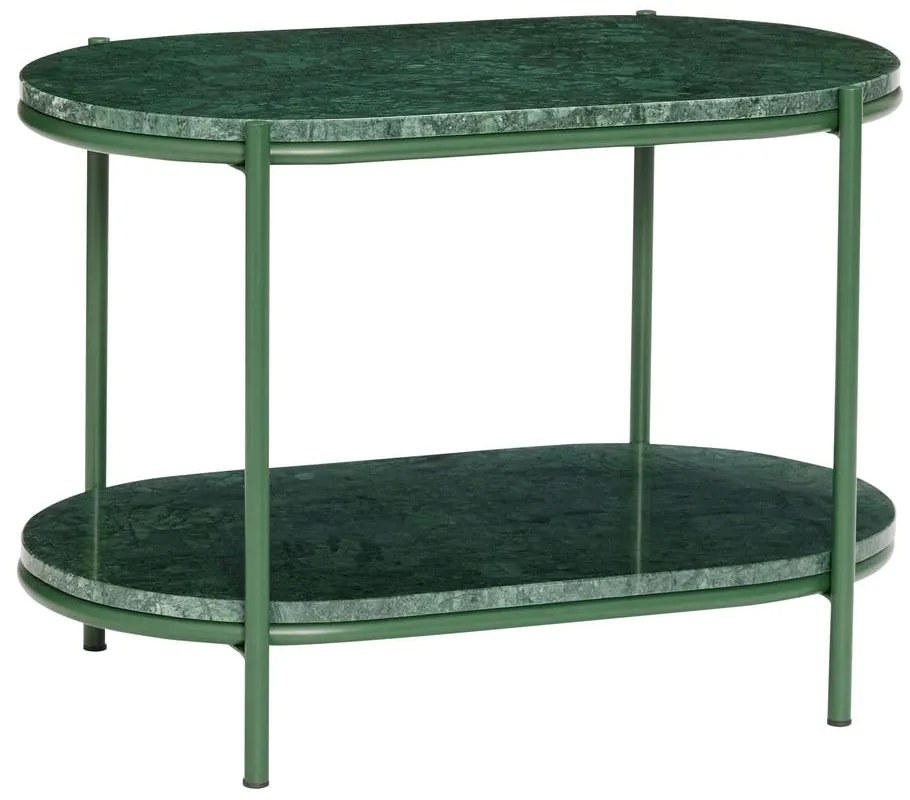 Măsuță de cafea verde-închis din marmură 34x58 cm Nusa – Hübsch
