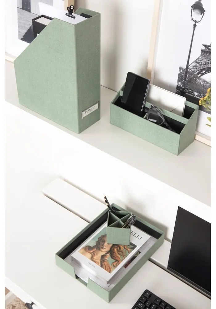 Organizatoare 4 buc. din carton Hugo Canvas Paper Laminate – Bigso