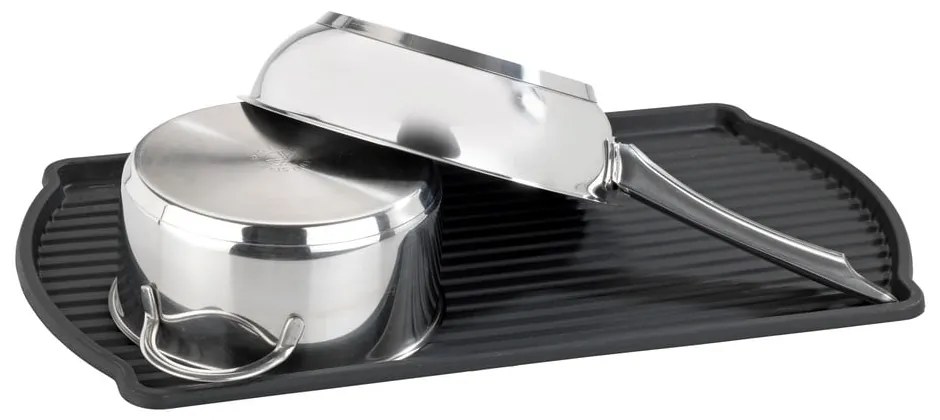 Suport pentru scurs vase Wenko Drip Basic, negru