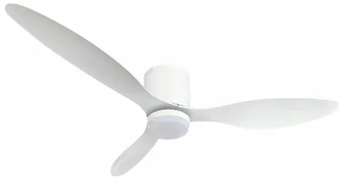 Plafoniera LED cu ventilator, Optonica, 18W, lumina calda/neutra/rece, alba, telecomanda
