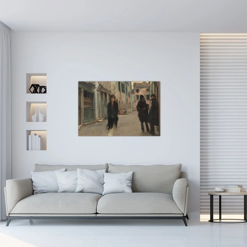 Tablou - John Singer Sargent, Street in Venice, reproducere (90x60 cm)