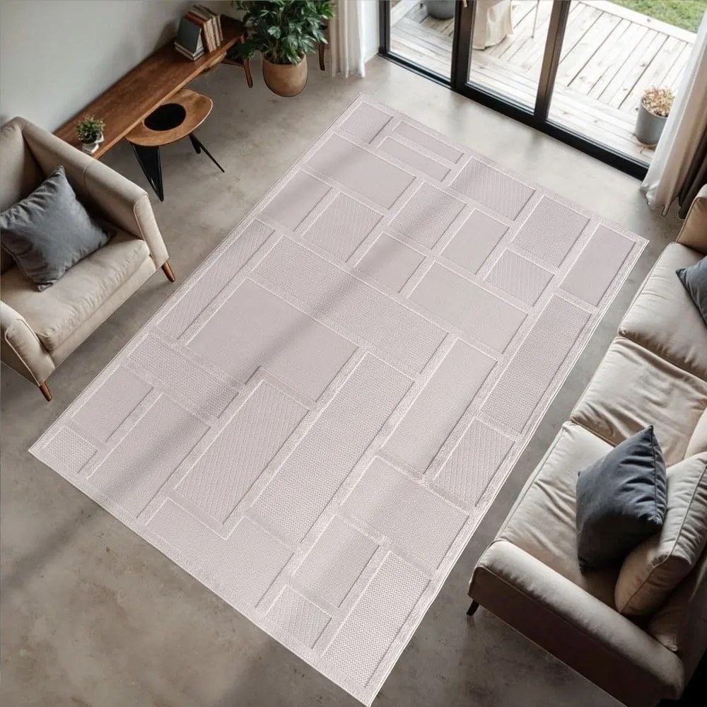Covor pentru exterior și interior crem 120x170 cm Doha 1657 Cream – Ayyildiz Carpets