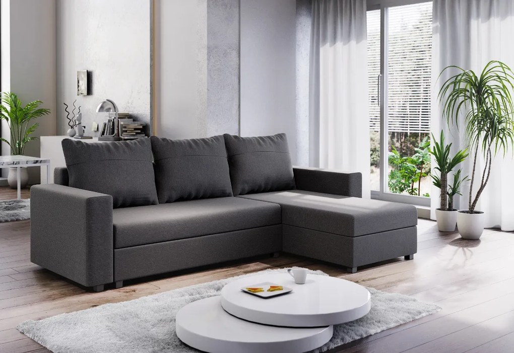 Supermobel Colțar extensibil STAR, 232x144, rainbow 15/rainbow 64
