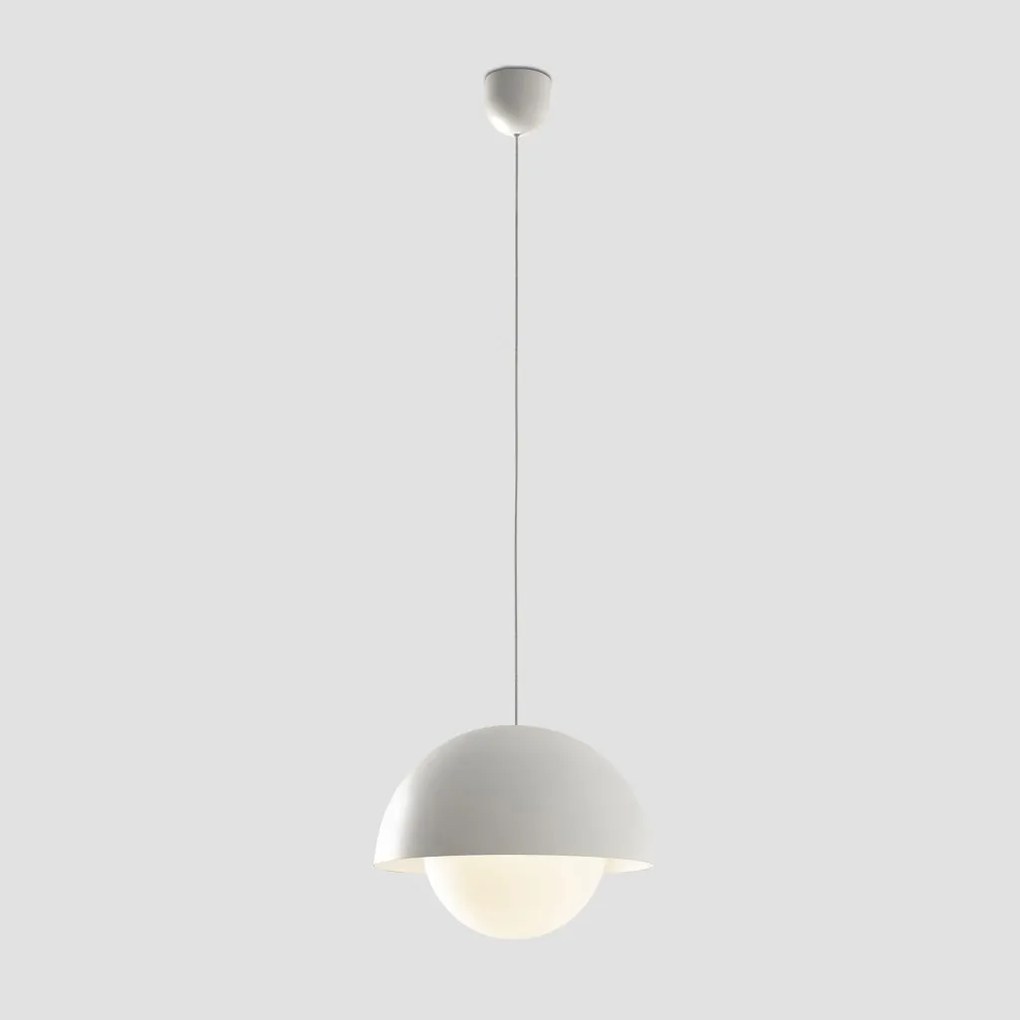 Lustra suspendata LED design modern MARISOL alb