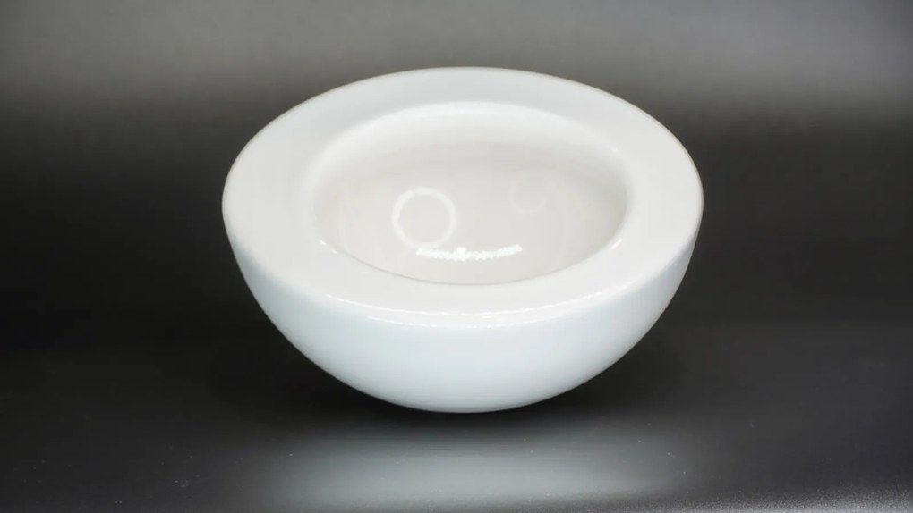 Bol Mic Molecule Casablanca Alb 350 ml Diametru 17 cm