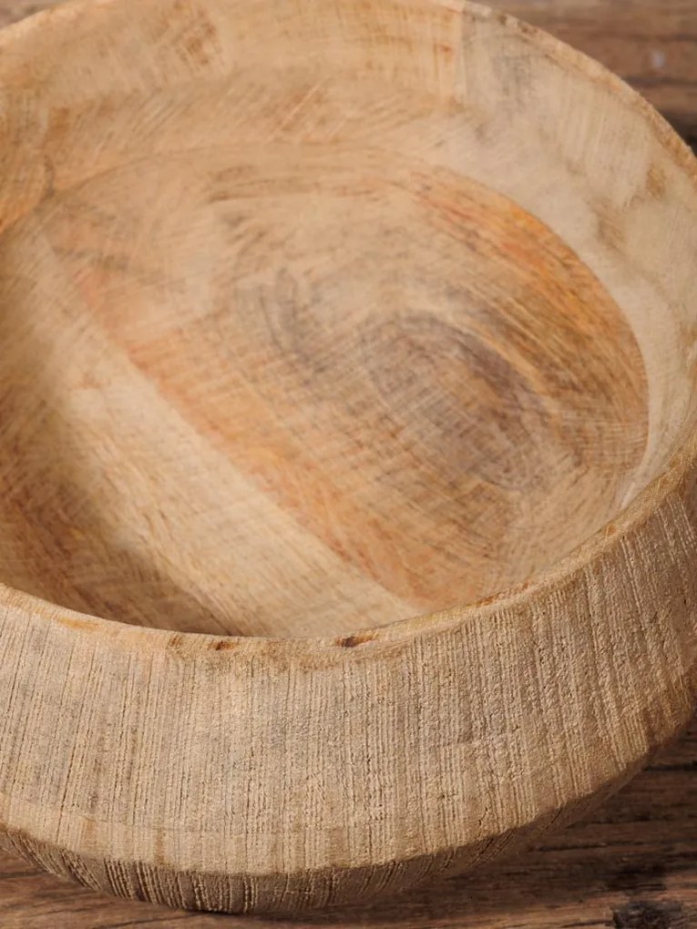 Bol din lemn de mango, 17 cm, Rustic