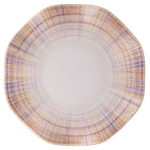 Set de masă din porțelan, 24 de piese, portocaliu