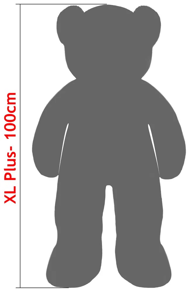 Deuba Ursuleț XL 100 cm - alb