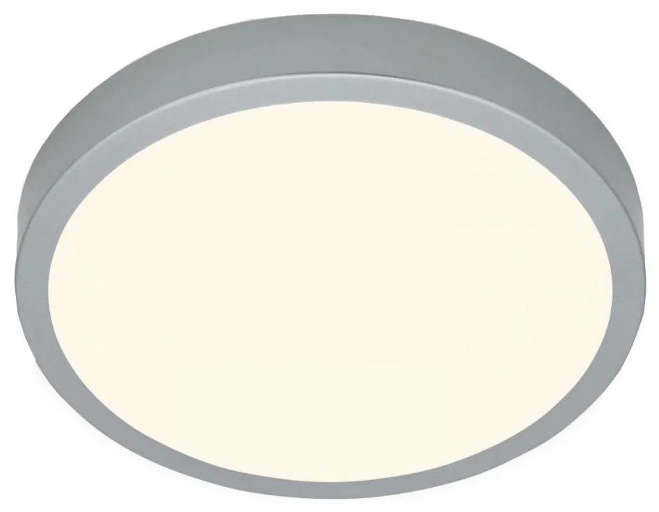Plafonieră LED Briloner 3703-014 RUNA LED/24W/230V 3000K d. 38 cm argintiu