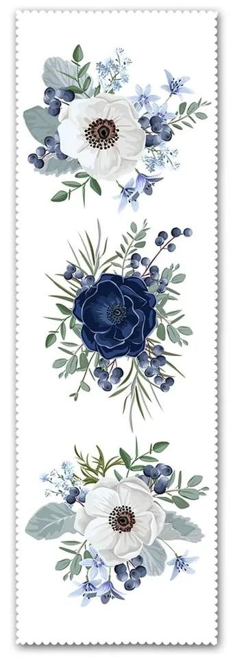 Napron albastru-alb 140x45 cm - Minimalist Cushion Covers